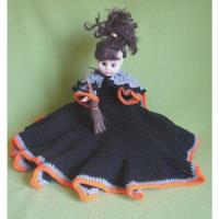 Hermosa Muñeca Con Vestimenta Y Falso Tejido A Crochet segunda mano  Chile 