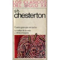 Cuatro Granujas Sin Tacha, La Salsa De La Vida / Chesterton segunda mano  Chile 