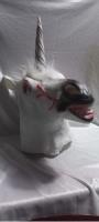 Mascara Unicornio Látex Caballo Disfraz Halloween Poco Uso , usado segunda mano  Chile 