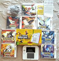 Nintendo 2ds Caja, Cargador, Manual Y 7 Juegos Pokemon 3ds  segunda mano  Chile 