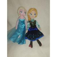 Usado, Peluche Muñeca Elsa Y Anna Frozen Disney Princesas Original. segunda mano  Chile 