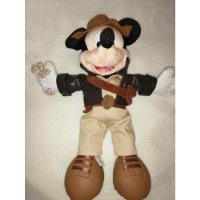 Peluche Original Mickey Mouse Indiana Jones Disney Parks 30 segunda mano  Chile 