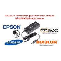 Fuente Impresoras Térmicas 24v, 2,15 A, Bixolon, Epson, Ibm, usado segunda mano  Chile 