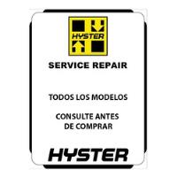 Manual De Servicio : Gruas Hyster segunda mano  Chile 
