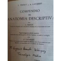 Compendio De Anatomia Descriptiva. - L.testut -latarjet. segunda mano  Chile 