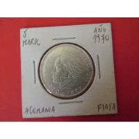 Antigua Moneda Alemania Federal 5 Mark De Plata Año 1970 segunda mano  Chile 