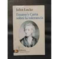 Ensayo Y Carta Sobre La Tolerancia John Locke, usado segunda mano  Chile 