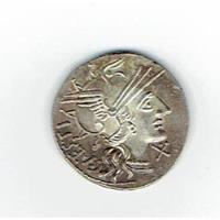 Moneda Romana Republicana, Denario Del 146 Ac.  Jp, usado segunda mano  Chile 