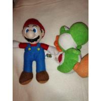 Peluche Super Mario Y Yoshi Nintendo 20 Y 15 Cm. Original. , usado segunda mano  Chile 