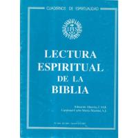Lectura Espiritual De La Biblia / Huerta,   Martini / N° 104 segunda mano  Chile 