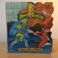 Usado, Power Rangers Libro Space Aliens Attack Aprender Ingles segunda mano  Chile 