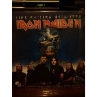 Iron Maiden. Vinilo Live Raising Hell, usado segunda mano  Chile 