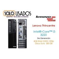 Computador Lenovo M72e Thinkcentre Intel Core I3, 4gb 500hdd segunda mano  Chile 
