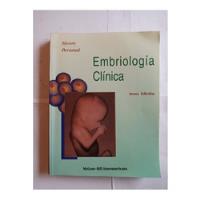 Usado, Libro Embriología Clínica 6 Edición Moore / Persaud segunda mano  Chile 