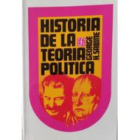 Usado, Historia De La Teoria Politica . segunda mano  Chile 