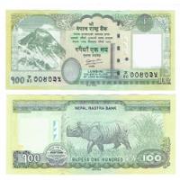 Billete Del Nepal, 100 Rupias, 2012, Sin Circular.  Jp segunda mano  Chile 