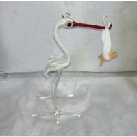 Regalo Baby Shower Delicada Figura Decorativa  Cigueña Bebe, usado segunda mano  Chile 