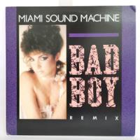 Miami Sound Machine Bad Boy Remix Vinilo Japonés Maxi Singe  segunda mano  Chile 