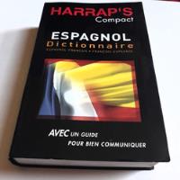 Diccionario  Francés - Español  Harrap's Compact   Excelente segunda mano  Chile 