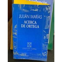 Acerca De Ortega. Julián Marías · Espasa - Calpe segunda mano  Chile 