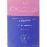 Calculus Obra Completa. 1.2 Los Dos Volumenes segunda mano  Chile 