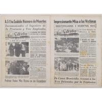 Bomberos Valparaiso Tragedia Enero 1953 Diarios La Estrella segunda mano  Chile 