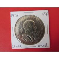 Antigua Medalla Visita Papa Pablo Vi A Samoa Nickel Año 1970 segunda mano  Chile 