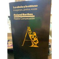 Lo Obvio Y Lo Obtuso. Barthes, Roland segunda mano  Chile 