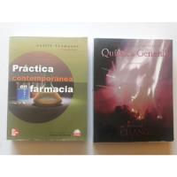 Pack Libros De Química Y Práctica Contemporánea De Farmacia. segunda mano  Chile 