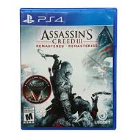 Assassin's Creed Iii Remastered Ps4  segunda mano  Chile 