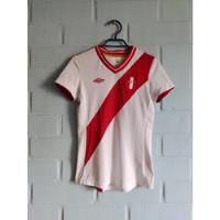 Camiseta Mujer Selección Perú 2013-2014, Umbro segunda mano  Chile 
