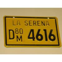 Placa Patente Antigua, Patente Moto Serena, usado segunda mano  Chile 