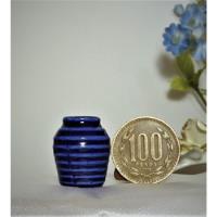 Usado, Jarron Miniatura Azul Para Colección  O Casa De Muñeca segunda mano  Chile 