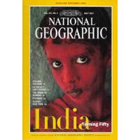 Revista National Geographic 191 - May 1997 / India / N° 6 segunda mano  Chile 