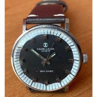 Precioso Reloj Vintage Favre Leuba Geneve Negro, usado segunda mano  Chile 