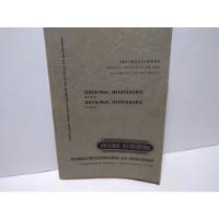 Original Heidelberg.  Manual De Instrucciones , usado segunda mano  Chile 