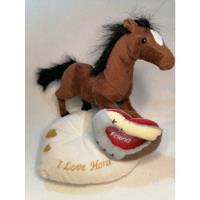 Usado, Peluche  Caballo I Love Horse Para Foto Beren Toys 25cm.  segunda mano  Chile 