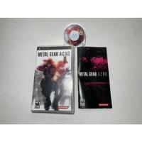 Metal Gear Acid Original Psp Playstation Sony segunda mano  Chile 