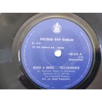Vínilo Single De Paloma San Basilio Beso A Beso(w151 segunda mano  Chile 