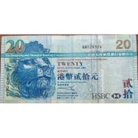Hong Kong / China - Billete 20 Dólares 2009 - Ga126924 segunda mano  Chile 