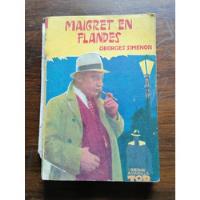Usado, Maigret En Flandes Georges Simenon Libro Antiguo segunda mano  Chile 