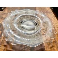 Frutero Cambridge Glass Chantilly Cuadrado 34.5cm.  segunda mano  Chile 