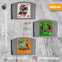 Mario 64 - Mario Tennis 64 - Mario Golf 64 segunda mano  Chile 