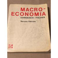 Usado, Libro Macro Economia / Dornbusch- Fischer segunda mano  Chile 