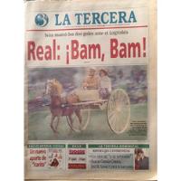 Diario La Tercera 1994 Bam Bam  2 Goles Al Logroñes (d37 segunda mano  Chile 