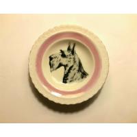 Usado, Plato Pequeño Decorativo Japonés Diseño Fox Terrier  segunda mano  Chile 