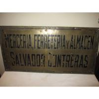 Usado, Letrero Cartel Antiguo, Ferreteria. segunda mano  Chile 