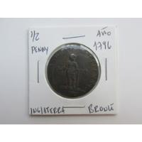 Usado, Antigua Moneda Inglaterra 1/2 Penny Bronce Año 1796 Escasa segunda mano  Chile 