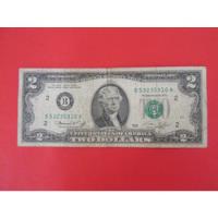Antiguo Billete Estados Unidos 2 Dolares Año 1976 Escaso, usado segunda mano  Chile 