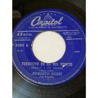 Usado, Vinilo Single De Roberto Rossi  Dos En Una Vespa(115y segunda mano  Chile 